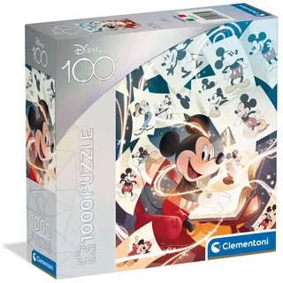 Clementoni Puzzle Disney 100 Jahre - Mickey Mouse, 1000Stück.