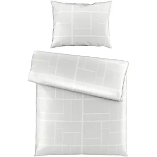 Dieter Knoll Bettwäsche , Weiß , Textil , 140x200 cm , pflegeleicht, hautfreundlich , Heimtextilien, Bettwäsche & Leintücher, Bettwäsche, Satin-Bettwäsche