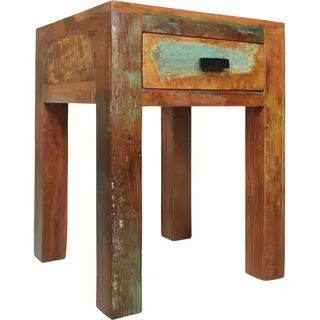 Wohnling Nachtschrank Kalkutta 40 x 40 x 55 cm Braun