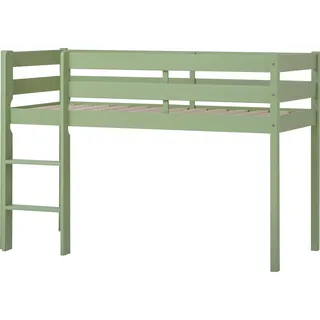 Hoppekids Hochbett ECO COMFORT 81 x 114 x 166 cm Kiefer massiv grün