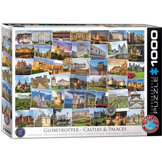 Eurographics 6000-0762 Castles and Palaces Globetrotter Puzzle, Mehrfarbig, Einheitsgröße