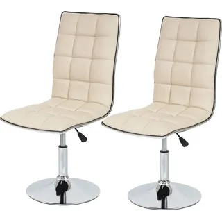 Mendler Esszimmerstuhl C41 Kunstleder beige