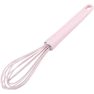 fackelmann x pamela reif Silikon-Schneebesen – 26 cm, Aus Platin Silikon in Pastellrosa – Temperaturbeständig von -40 °C bis Plus 100 °C, Spülmaschinengeeignet - Designed in Germany