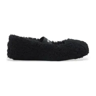 Moon Boot für Damen. 80D2400010 Schwarze Shearling Ballerinas (36), Leder, Wohnung, Keine, Lässig