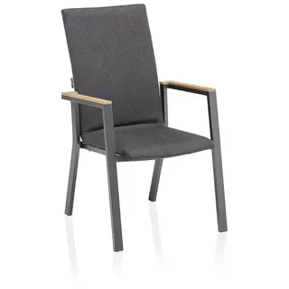 Kettler Rasmus Stapelsessel 60 x 62 x 100 cm grau