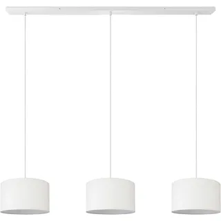 Paco Home Pendelleuchte »HUGO CANVAS UNI COLOR« E27 wt (wt)