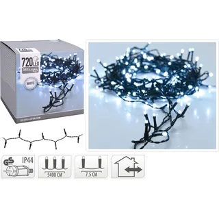 Weihnachtsbaumbeleuchtung 720 led weiß - Grün