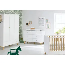 Pinolino BABYZIMMER Weiß, Eichefarben