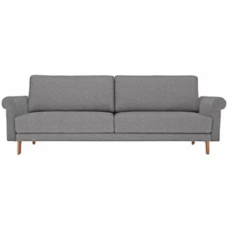 creation by rolf benz 2-Sitzer »CR.450, Designsofa, Loungesofa«, modern Landhaus, Füße in Nussbaum, Breite 168 cm grau