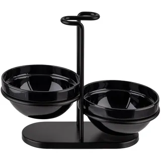 APS Löffelablage mit 2 Schalen, 23,5 x 12,5 cm H: 19 cm,