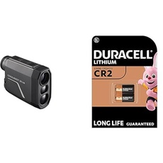 Nikon COOLSHOT 20 GIII Laser Entfernungsmesser für Golfer + Duracell High Power Lithium CR2 Batterie 3 V, 2er-Packung (CR15H270) entwickelt für die Verwendung in Sensoren, schlüssellosen Schlössern, B