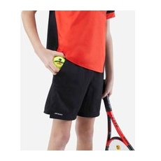 Kinder Tennis Shorts - Tsh Dry Schwarz, 131-140cm 8-9J