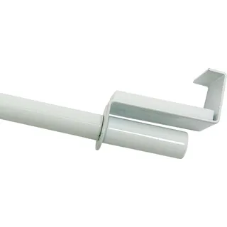 GARDINIA Spannvitrage Ø 9 mm 120 - 160 cm weiß