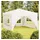 Faltpavillon 3 x 3 m inkl. 4 Seitenteile Creme