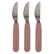 Filibabba Silicone knife 3-pack -Rose