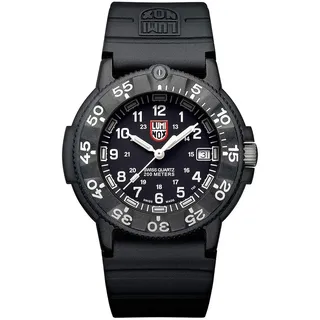 Luminox Original Navy Seal XS.3001.F Herrenuhr 43mm - Militäruhr in Schwarz mit Datumsanzeige 200m wasserdicht