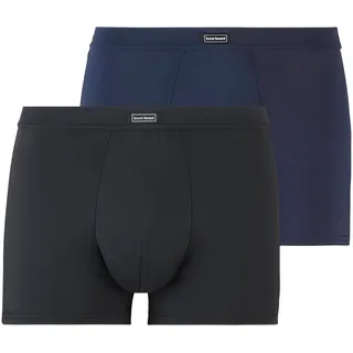 Bruno Banani Boxershorts, (2er Pack), mit angesetztem Bündchen, blau