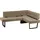 Eckbank »Martina«, modernes Design, Gestell aus massivem Metall