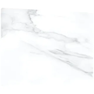 ALLboards Glas Herdabdeckplatte Schneidebrett WEIßER MARMOR 52x60 cm Multi-Platte Arbeitsplatte Herdschutz Deko für Küchen Gehärtetes
