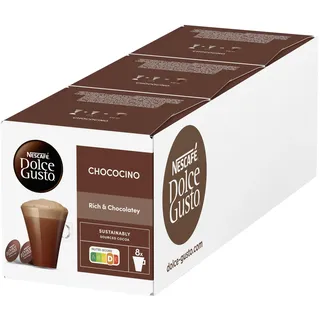 Nescafé DOLCE GUSTO Chococino Kakaokapseln 3er Pack (3 x 8 Portionen)