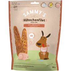 Sammy ́s Hühnchenfilet | Zarter Snack für Hunde mit viel frischem Fleisch | Schonend luftgetrocknet | 1 x 190 g