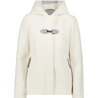 Winterjacke AMBER & JUNE "Winterjacke mit Kapuze", Damen, Gr. 40, beige (hellbeige), Obermaterial: 100% Polyester PES., Jacken Winterjacke