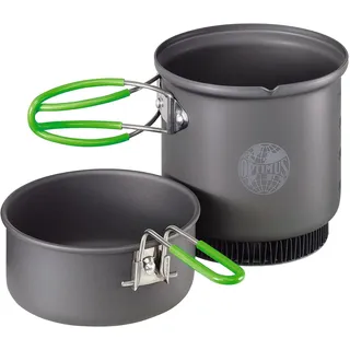 Optimus Terra Weekend HE Kochset 0,95 L, grau/schwarz