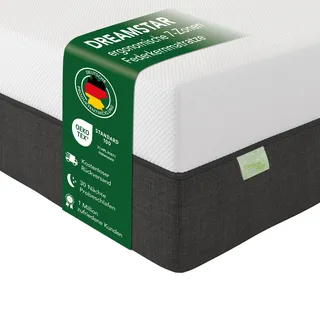 Premium 7-Zonen Taschenfederkern Matratze | H3 | 80 x 200 cm | produziert in Deutschland | 22cm | DREAMSTAR Premium