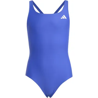 adidas Girl's V-Back Swimsuit Kids, Semi Lucid Blue, 5-6 Years
