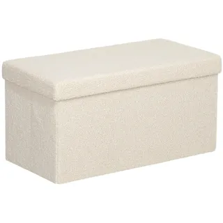 Homcom Truhenbank Weiß 38 x 38 x 76 cm