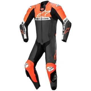 Alpinestars Missile V2 Ward, Lederkombi - Schwarz/Neon-Rot/Weiß / 48