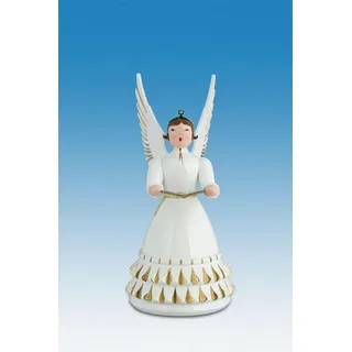 Engelfigur Rokokoengel mit Buch Höhe ca 12 cm NEU Holzengel Weihnachtsengel