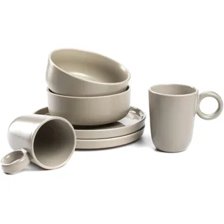 LEONARDO ROMA Geschirrset 6-tlg. beige
