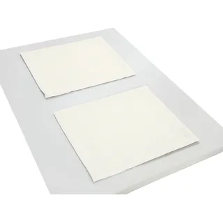 Platzset WIRTH "Berwick" Gr. 1, beige (natur), B:40cm L:35cm, Obermaterial: 50% Baumwolle, 50% Polyester, Platzsets, Platzset