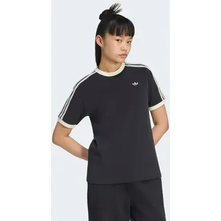 adidas Originals T-Shirt "ADIDAS ORIGINALS SUMMER GLOW ADVANCED 3-STREIFEN" mit sportlichem Stil, Rundhalsausschnitt, in normaler Länge, schwarz