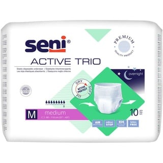 Seni Active Trio Inkontinenzhosen Windeln 10 Stück