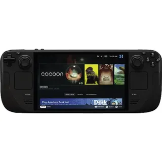 Valve Steam Deck OLED 512 GB Schwarz inkl. 2-Pin EU Adapter