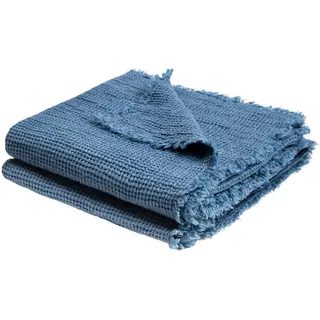 Zoeppritz Honeybee Plaid 130 x 180 cm Blau