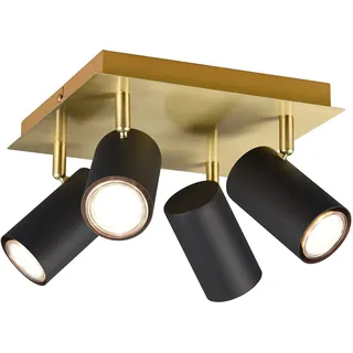 Trio Marley 4er Schwarz-Gold Metall