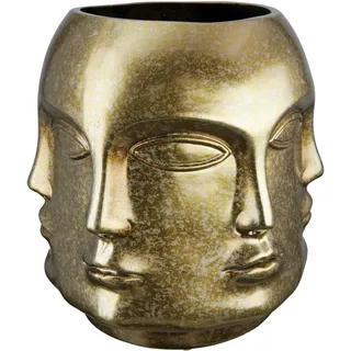 Gilde Vase aus Keramik, Blumenvase