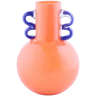 Butlers Vase Sling 20cm , Orange , Glas , 21 cm , Dekoration, Vasen, Glasvasen