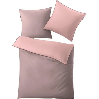 Kleine Wolke Bettwäsche Satin LINDA Old Rose 135 x 200 cm und 80 x 80 cm - Rosa