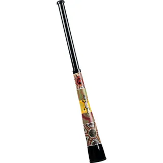 Meinl Percussion Slide Travel Didgeridoo - Größenverstellbares Reise Didgeridoo - D Stimmung - Inkl. Tasche - Kunststoff, Mehrfarbig (TSDDG2-BK)