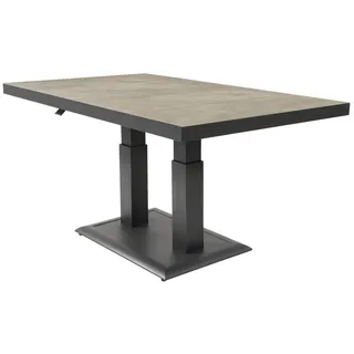 Lesli Living Ambia Garden Gartentisch 85 x 140 x 72 cm Anthrazit/Schieferfarben