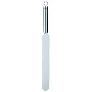 Rösle Streich-Palette gerade, Hochwertiger Tortenheber zum Bestreichen und Anheben von Torten und Kuchen, Edelstahl, 39 cm, Silber