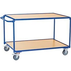fetra® leichter Tischwagen, 2 Böden , 1200 x 800 mm