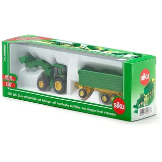 Siku 1843 - John Deere inkl. Frontlader und Anhänger 1:87