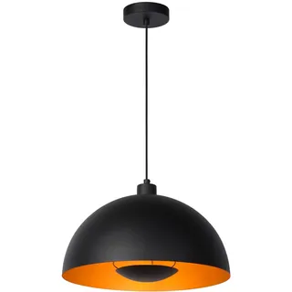 LUCIDE Siemon 1-flg. Ø 40 cm rund schwarz