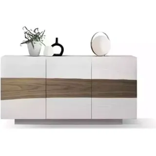 Sideboard Holz Kommoden Möbel Wohnzimmer Weiß Modern Schrank Neu - Weiß