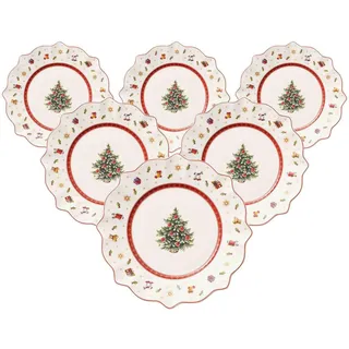 Villeroy & Boch Toy's Deligth ø 24,5 cm weiß 6er Set
